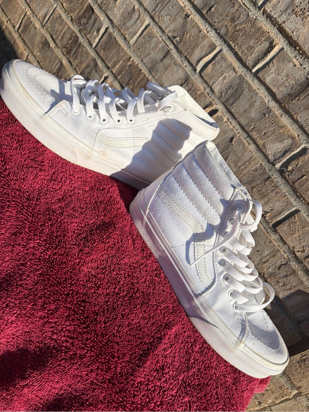 Vans Women's White High-Top Sneakers